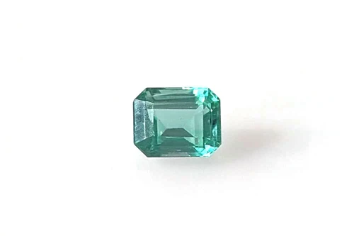 0.95 Carat Octagon Cut Emerald Gemstone – Medium Light Green