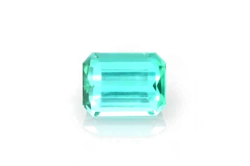 Octagon Cut Lagoon Tourmaline Gemstone, 2.96 Carat – Vivid Intense Green
