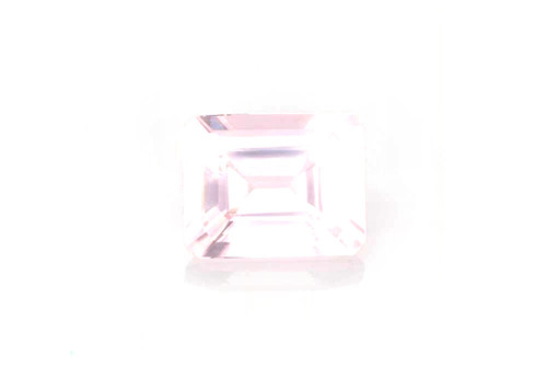 Octagon Cut Morganite Gemstone – 2.04 Carat, Medium Intense Orange-Pink-Peach