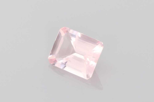Octagon Cut Morganite Gemstone – 2.04 Carat, Medium Intense Orange-Pink-Peach