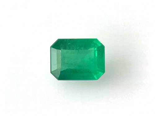 Octagon Cut Emerald Gemstone – Medium Intense Green – 1.68 Carat