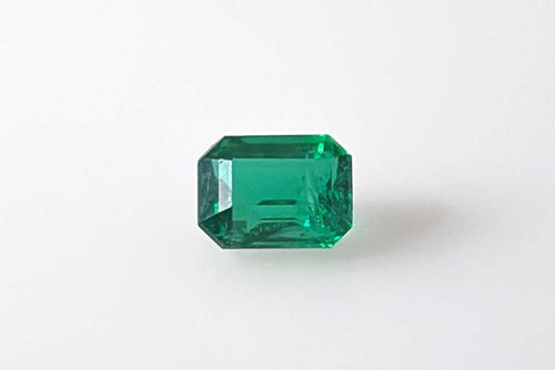 1.13 Carat Octagon Cut Emerald Gemstone – Vivid Rich Green