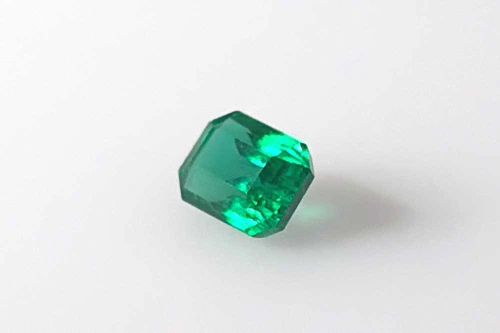 1.13 Carat Octagon Cut Emerald Gemstone – Vivid Rich Green