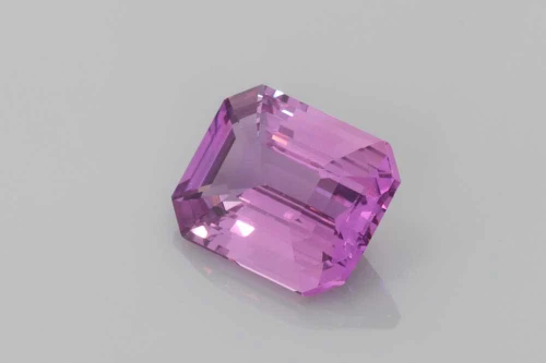 Octagon Cut Pink Sapphire Gemstone, 2.06 Carat – Vivid Intense