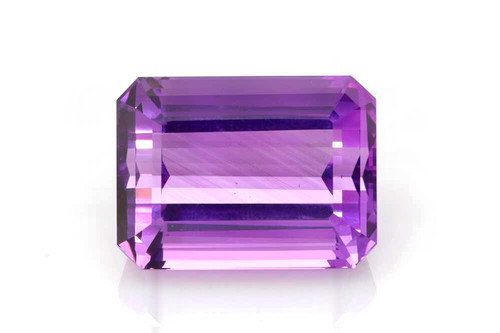 61.05 Carat Octagon Cut Purple Amethyst Gemstone, Medium Intense