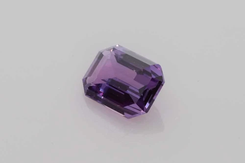Octagon Cut Purple Sapphire Gemstone, 2.01 Carat – Vivid Intense, GIA Certified