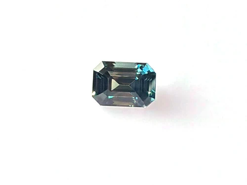 2.1 Carat Octagon Cut Teal Sapphire Gemstone – Vivid Intense Blue-Teal, Unheated, GIA Certified