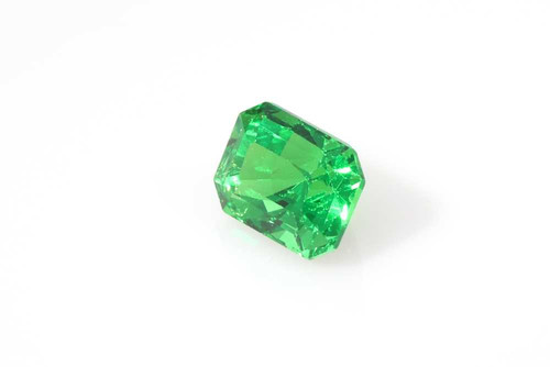 Octagon Cut Tsavorite Gemstone – Vivid Intense Green – 1.53 Carat, Unheated
