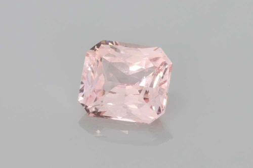 Octagon Padparadscha Sapphire Gemstone, 1.25 Carat – Medium Intense Orange-Peach, Unheated