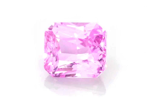 Light Octagon Pink Sapphire Gemstone – 1.59 Carat, Unheated