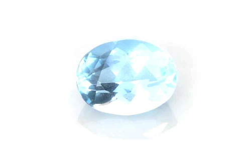 1.05 Carat Oval Aquamarine Gemstone – Medium Light Blue