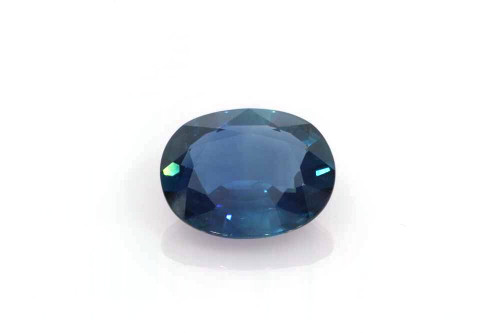 Oval Blue Sapphire Gemstone 6.28 Carat Vivid Rich