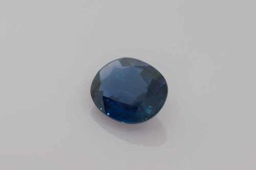 Oval Blue Sapphire Gemstone 6.28 Carat Vivid Rich