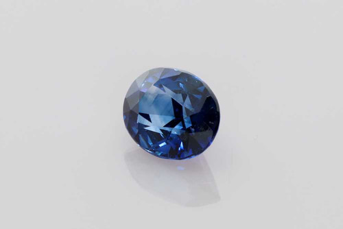 Oval Blue Sapphire Gemstone 2.38 Carat Vivid Intense
