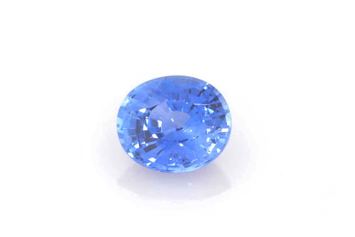 Oval Blue Sapphire Gemstone 1.06 Carat Vivid Rich