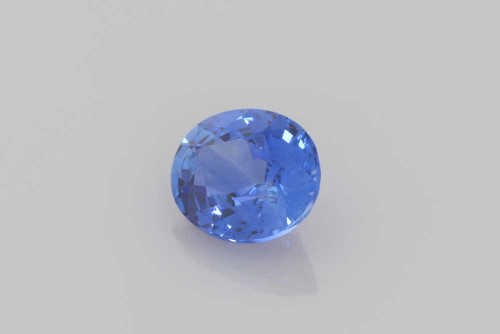 Oval Blue Sapphire Gemstone 1.06 Carat Vivid Rich