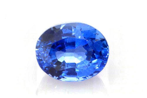 Oval Blue Sapphire Gemstone, 1.55 Carat – Medium Intense