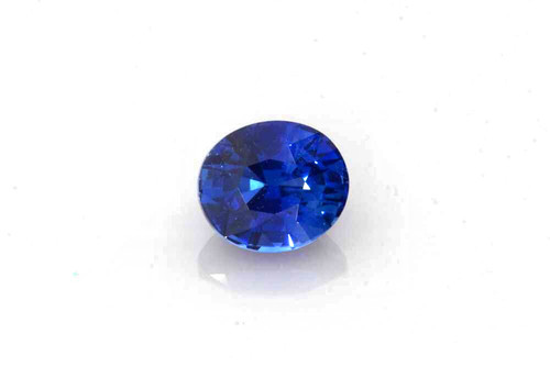 Oval Blue Sapphire Gemstone 1.01 Carat Vivid Intense