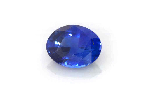 Oval Blue Sapphire Gemstone 0.81 Carat Vivid Intense