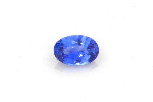 Oval Blue Sapphire Gemstone – 0.63 Carat, Medium Intense
