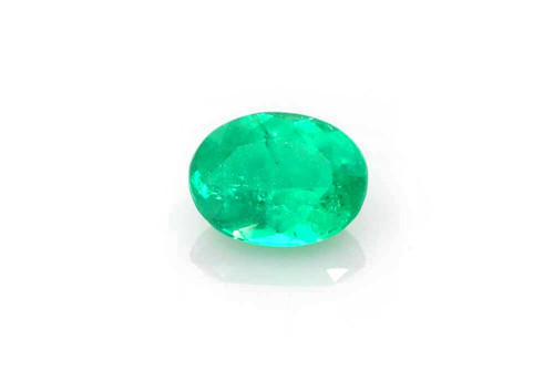 Oval Emerald Gemstone 1.68 Carat Vivid Intense