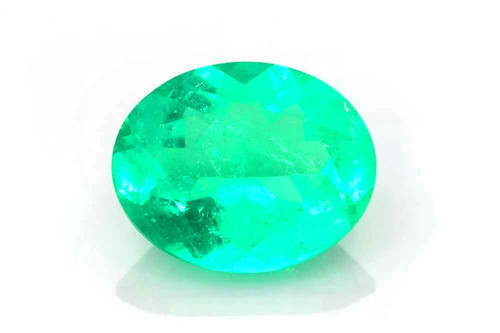 Oval Emerald Gemstone, 4.97 Carat – Vivid Rich Green