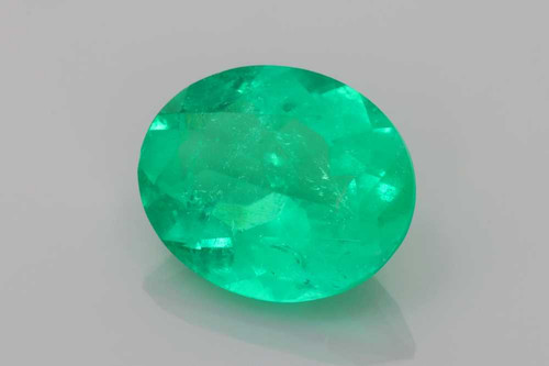 Oval Emerald Gemstone, 4.97 Carat – Vivid Rich Green
