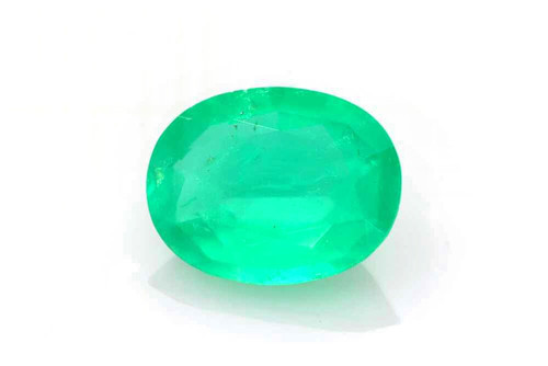 Vivid Rich Green Oval Emerald Gemstone – 1.38 Carat