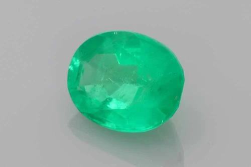 Oval Emerald Gemstone – Medium Intense Green – 1.85 Carat