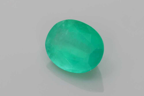 4.77 Carat Oval Emerald Gemstone – Medium Intense Green