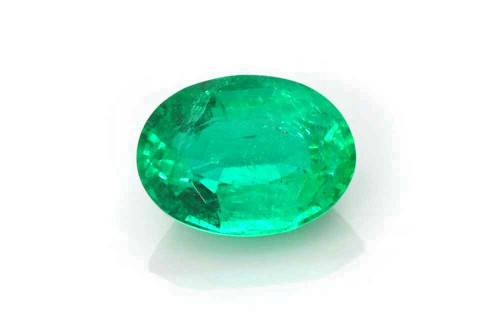 Oval Emerald Gemstone, 1.21 Carat – Vivid Rich Green, GIA Certified