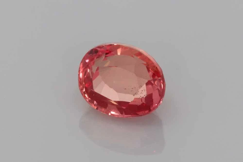 Oval Padparadscha Sapphire Gemstone – Vivid Intense Brown – 1.51 Carat