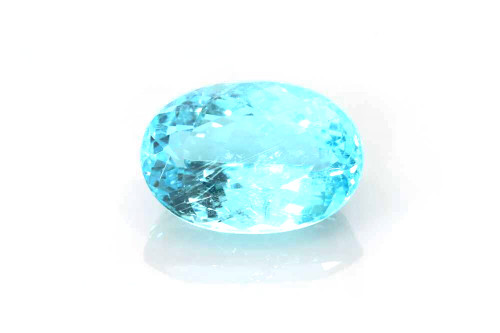 Oval Paraiba Tourmaline Gemstone – Vivid Intense Blue – 4.31 Carat, GIA Certified
