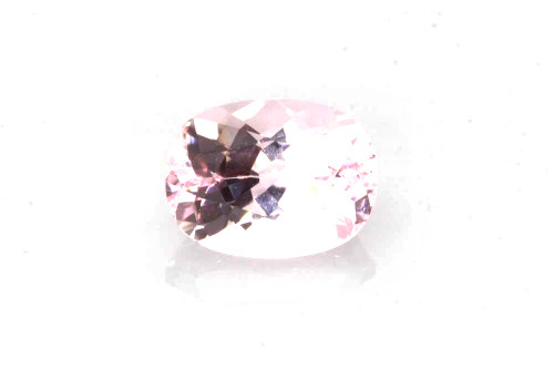 2.46 Carat Oval Pink Morganite Gemstone, Vivid Intense, Matched Pair