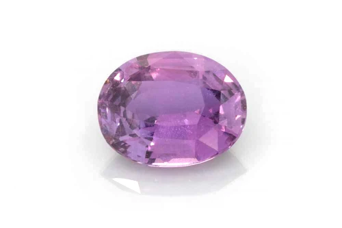 2.08 Carat Oval Purple Sapphire Gemstone – Vivid Rich, Unheated