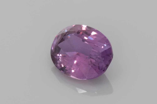 2.08 Carat Oval Purple Sapphire Gemstone – Vivid Rich, Unheated