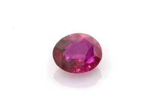 Oval Purple Sapphire Gemstone 1.94 Carat Vivid Intense