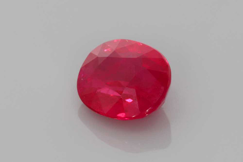 Oval Ruby Gemstone 2.02 Carat Vivid Intense