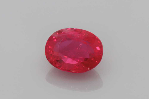 Oval Ruby Gemstone 1.03 Carat Vivid Intense