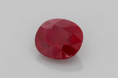 Oval Ruby Gemstone 2.07 Carat Vivid Intense
