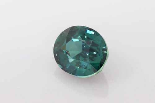 Oval Teal Sapphire Gemstone, 4.16 Carat – Vivid Intense Blue-Teal, Unheated, GIA Certified