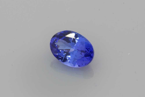 Vivid Intense Blue Oval Tanzanite Gemstone – 1.1 Carat