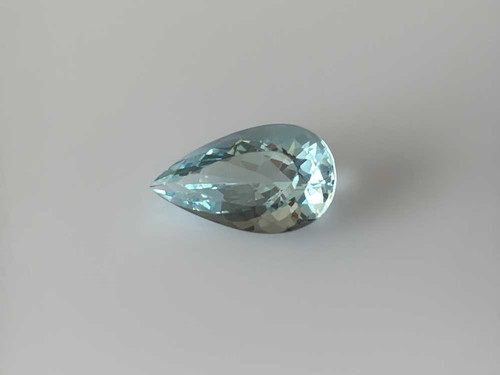 Pear Shape Aquamarine Gemstone, 13.25 Carat – Medium Light Blue
