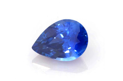 Vivid Intense Pear Shape Blue Sapphire Gemstone – 1.27 Carat