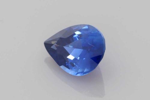 Vivid Intense Pear Shape Blue Sapphire Gemstone – 1.27 Carat