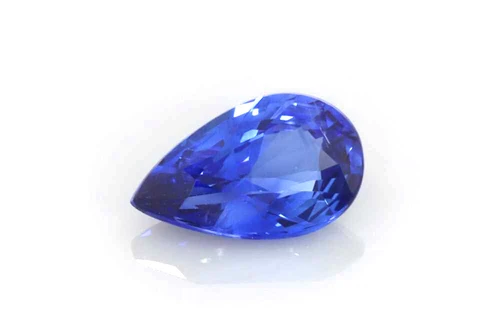 Pear Shape Blue Sapphire Gemstone, 0.72 Carat – Vivid Rich