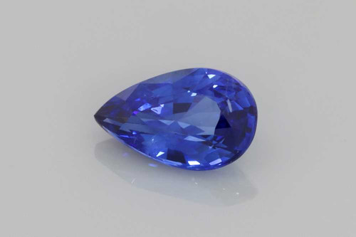 Pear Shape Blue Sapphire Gemstone, 0.72 Carat – Vivid Rich