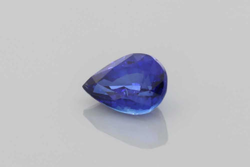 Pear Shape Blue Sapphire Gemstone – 0.96 Carat, Vivid Intense
