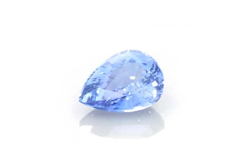 Light Pear Shape Blue Sapphire Gemstone – 1.27 Carat
