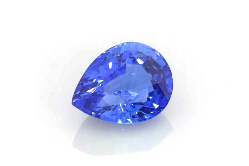Pear Shape Blue Sapphire Gemstone – Vivid Rich – 0.91 Carat